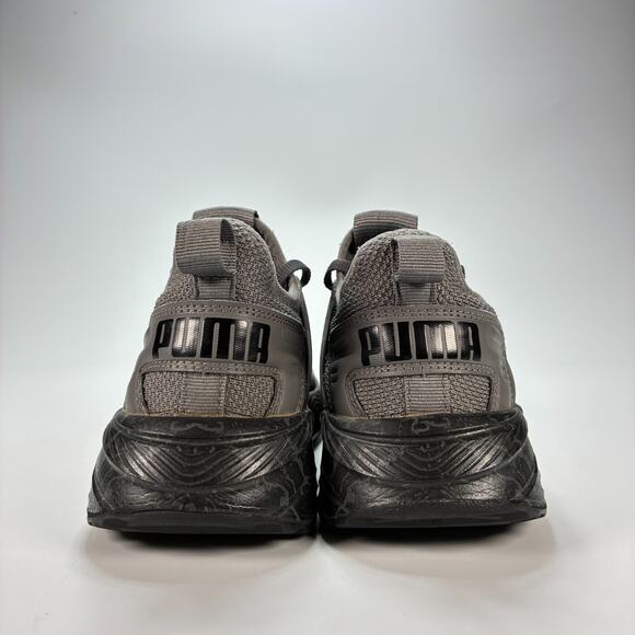 Puma Pacer 23 Marble Gray Black Athletic Running Shoes 400639-01 Youth Size 6 - Picture 5 of 10